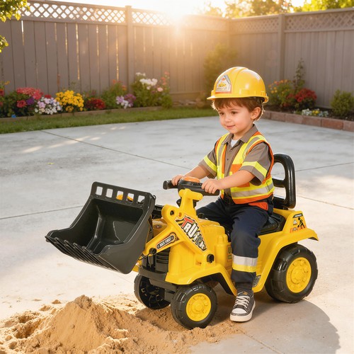 Excavator rid toy for boys - toy,