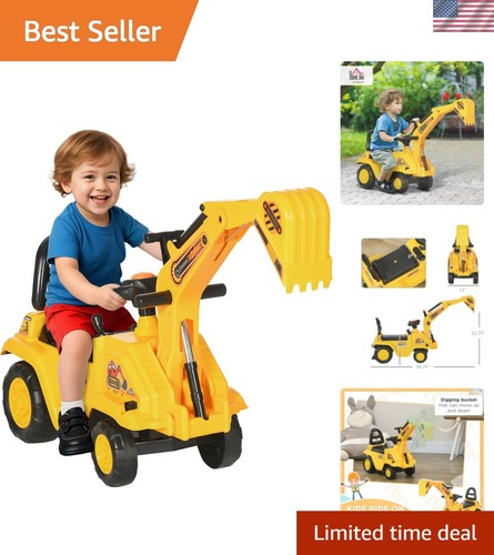 Imaginative play excavator - play,