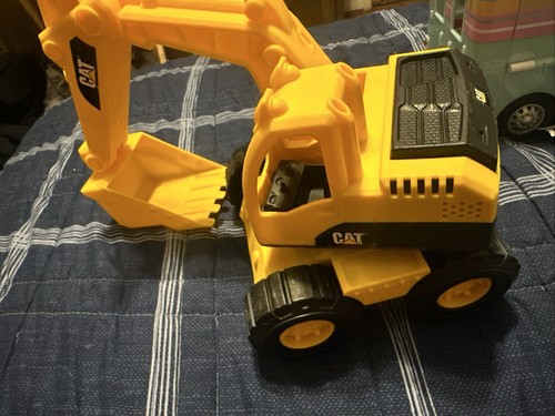 Cat excavator toy yellow and - cat,