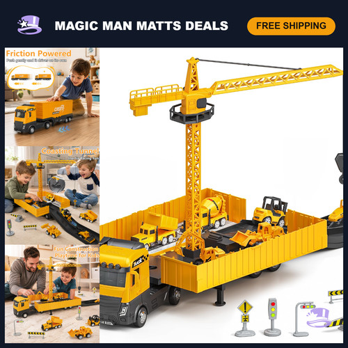 Construction truck toys - construction,