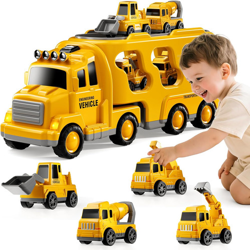 Construction trucks toys - toys, 2