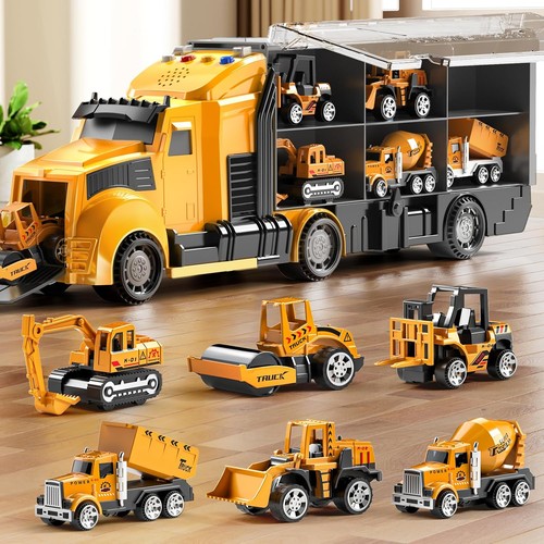 Construction trucks toy set - construction,