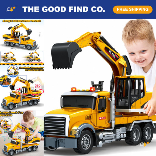 Large excavator toy truck for - truck,