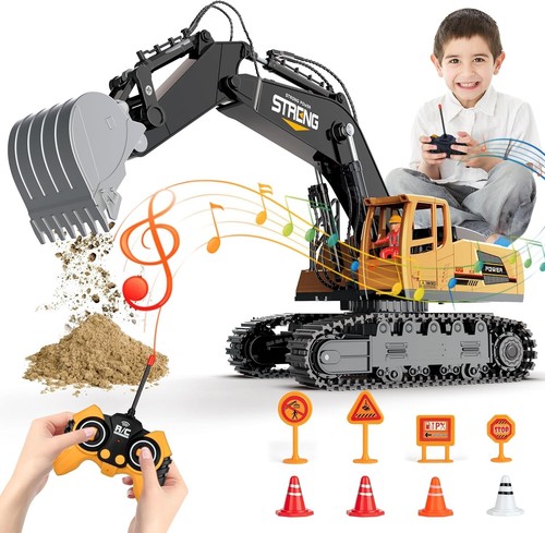 Remote control excavator - remote-control, toys