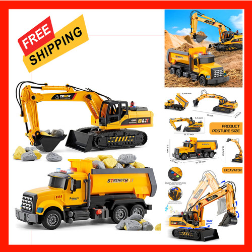 Construction truck toys set - construction,